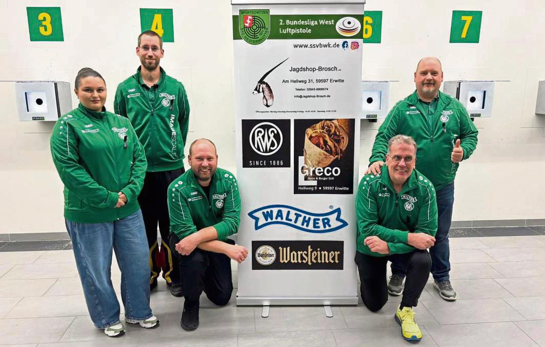 Treffer! Mit zwei Siegen starteten die Luftpistolenschützen des SSV Bad Westernkotten in die neue Saison der 2. Bundesliga West.