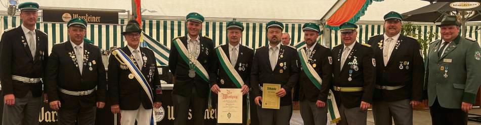 Zahlreiche Schützen wurden für ihre besonderen Verdienste geehrt.
