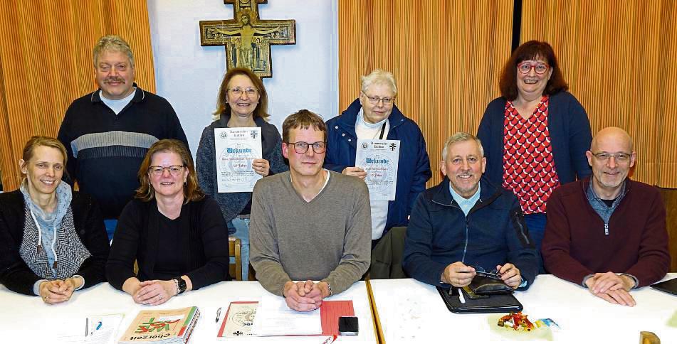 Projekte für das Jahr 2024 standen bei der Jahreshauptversammlung des Kammerchors im Fokus. Foto: Kloer