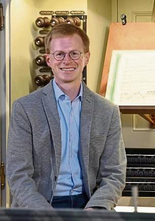 Sebastian Freitag ist am Mittwoch in der Reihe „30 Minuten Orgelmusik“ zu Gast.