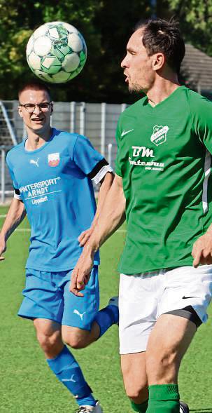 Germania Stirpe (grün) empfängt den Hirschberger SV – ein Gegner, der nicht zu unterschätzen ist. Foto: Feichtinger