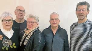 Helfer mit Herz: Kassiererin Gerda Haselhorst, Kassenprüfer Hubertus Surendorf und Susanne Christ, 2. Vorsitzender Ulrich Wilke und Vorsitzender Gottfried Tepper (v.l.).