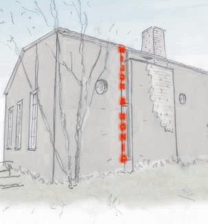 So wird die Neonschrift „Milch & Honig“ von Thorsten Goldberg an der ehemaligen Synagoge aussehen.