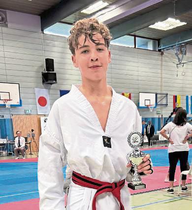 Lennart Czech ist amtierender Landesmeister in der Jugendklasse B bis 65 Kilogramm.