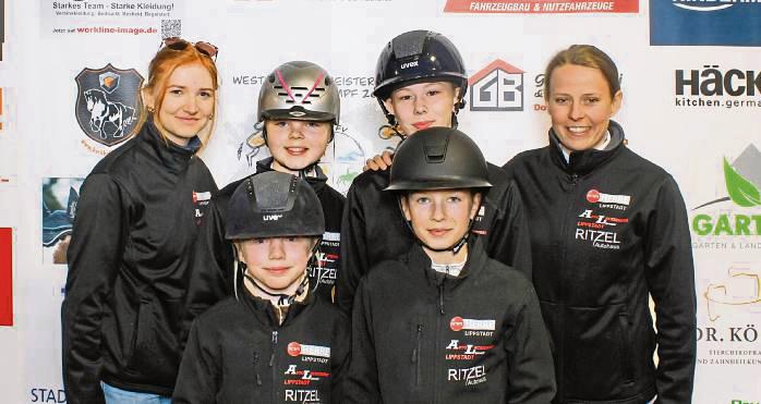 Haben Teamgeist und Ehrgeiz bewiesen: (v.l.) Marie Ludewig, Lina Nolte, Caroline Beckmann, Sophia Antonia Lipsmeyer, Henrike Wiese und Helena Berglar.