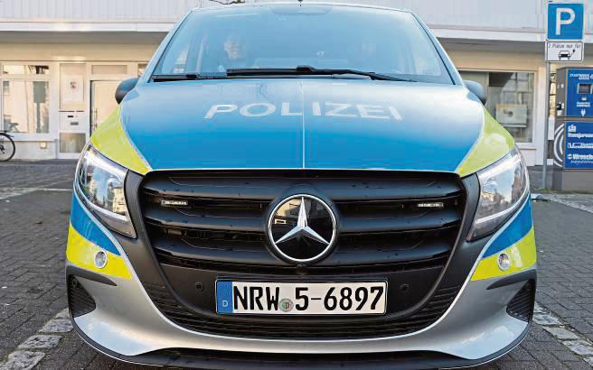 Die Geseker Wache ist die erste im Kreis Soest, die den neuen Streifenwagen erhalten hat.