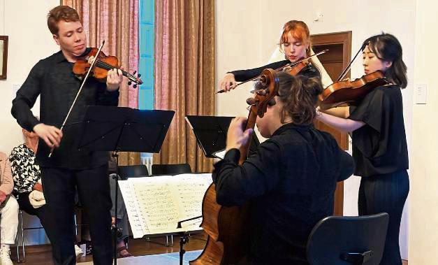 Das Leonkoro Quartett begeisterte in Liesborn. Foto: Meschede