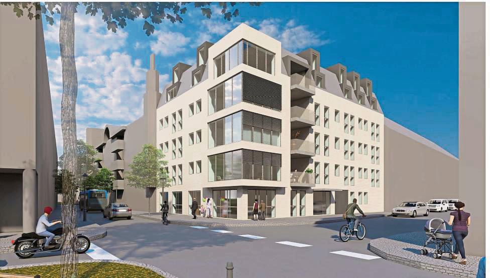„Die Ecke betonen“: Drei Varianten stellte Architekt Reiner Kiehl für den Neubau eines Wohn- und Geschäftshauses an Cappel-/Soeststraße vor. Die noch nicht ganz abgeschlossene Planung sieht zwölf Wohnungen mit insgesamt 900 bis 1100 Quadratmetern Wohnfläche vor, eine kleine Ladenzeile und Parkplätze im Erdgeschoss.