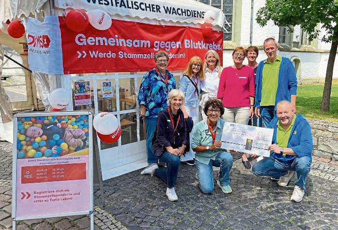 Lippstadt hat gezeigt, wie einfach es sein kann, Großes zu bewirken: Wattestäbchen rein – Hoffnung schenken.