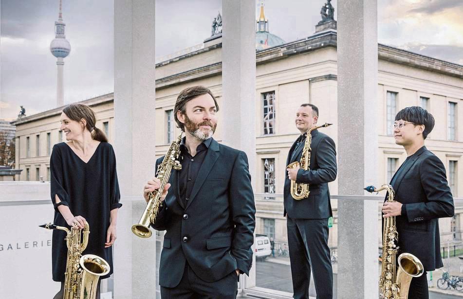 Das Sonic.Art Saxophonquartett ist zum ersten Mal mit dabei. Foto: Alexander Steffens