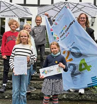 Im Jugendhof des Sauerländischen Gebirgsvereins wurde die Marienschule ausgezeichnet.