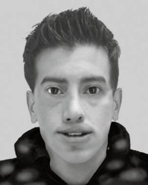 Mit diesem Phantombild fahndet die Polizei nach dem Abholer der „Kaution“.
