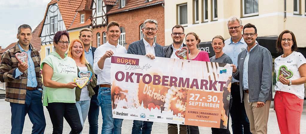 Die Verantwortlichen freuen sich auf das ereignisreiche Herbstwochenende. Foto: Stadt Büren