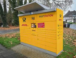 Eindeutig, eine Poststation! Sie steht bereits an der Richthofenstraße. Foto: Carolin Cegelski
