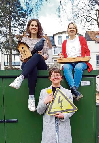 Elisa Stellmacher, Sonja Kiekens und Sabrina Janetzky vom Familienbüro gehen in den Osterferien mit Kindern auf spannende Forschungsexpeditionen.