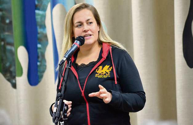 Eva-Lisa überzeugte beim jüngsten Galerie-Slam. Foto: Pawliczek