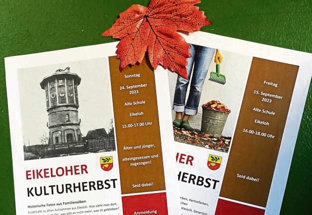 Der Eikeloher Kulturherbst richtet sich vor allem an „Personen im Herbst des Lebens“.