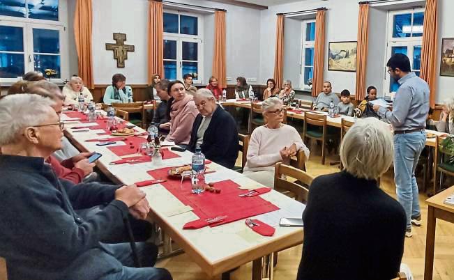 Richtig was los war beim interreligiösem Festessen.