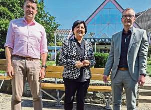 Blickten zurück: Vize-Aufsichtsratsvorsitzender Malte Dahlhoff (l.), Vorsitzende Eva Irrgang sowie Geschäftsführer Stephan Eydt.