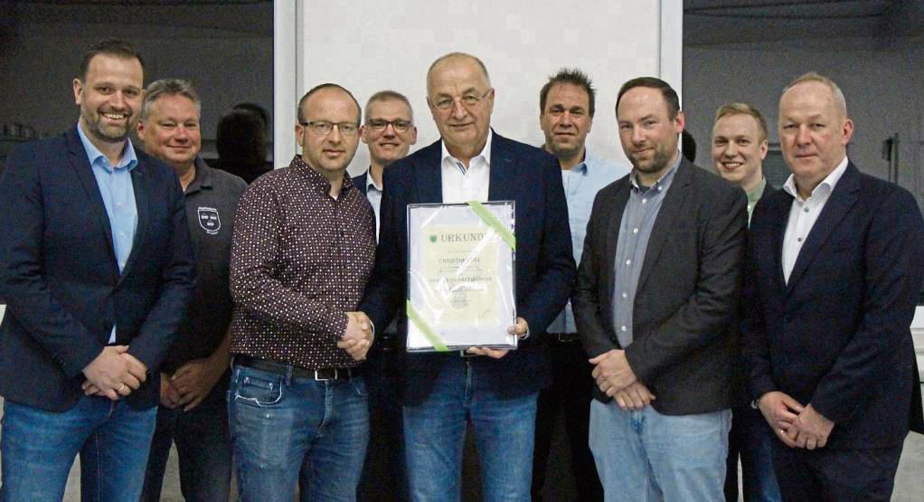 Der Vorstand des Dreweraner Schützenvereins. Foto: Löseke