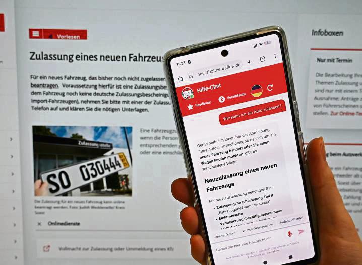 Der Chatbot steht rund um die Uhr auf der Internetseite des Kreises Soest zur Verfügung. Foto: Mathias Keller (Kreis Soest)