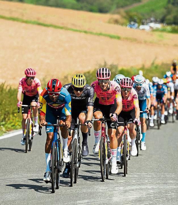 Die Deutschland-Tour ist das größte Radrennen Deutschlands und führt auch durch Rüthen und Büren. Foto: Marcel Hilger