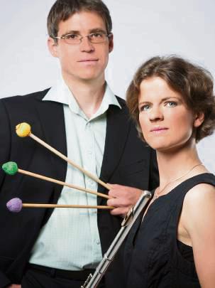 Das Duo Mélange setzt auf die Kombination von Querflöte und Marimba.