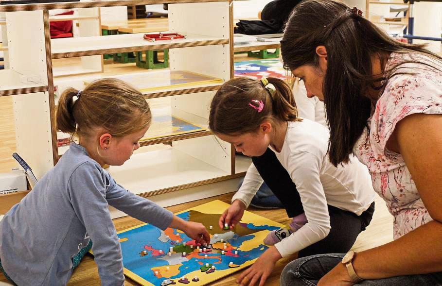 Die Zukunftsschule soll wachsen: Bisher gibt es nur die Grundschule, die Elterninitiative plant eine einzügige Gesamtschule, also mit einer Klasse pro Jahrgang.