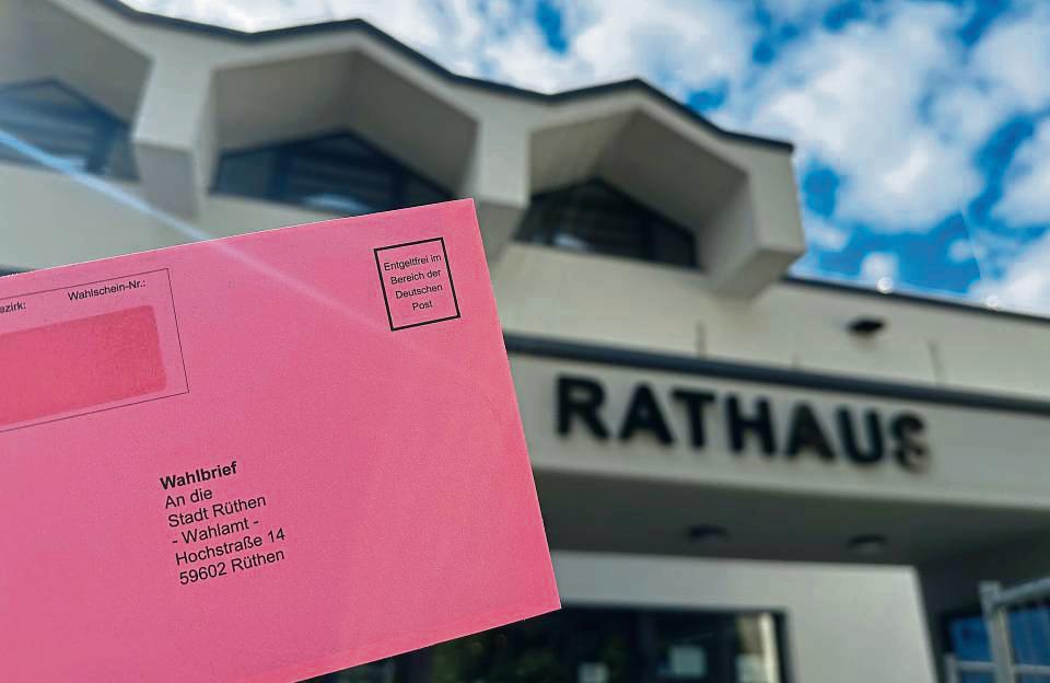 Eine hohe Beteiligung an der Landrat-Stichwahl wird in Rüthen weder von Politik noch von Verwaltung erwartet. Eine Ausnahme könnte die Briefwahl darstellen. Foto: Bsdurek