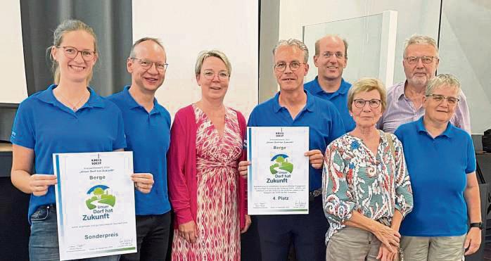 1600 Euro gab’s für Berge beim Dorfwettbewerb.