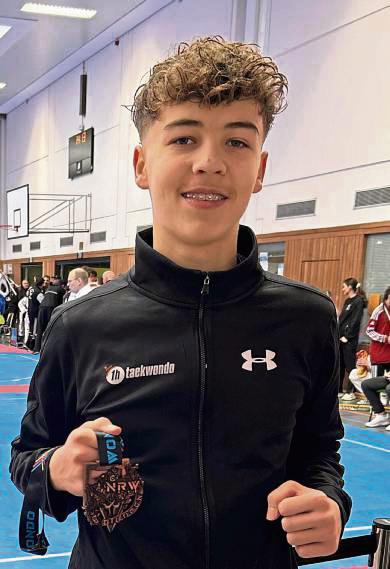 Sein Halbfinal-Kampf bei den NRW Open nahm eine unglückliche Wendung: Landesmeister Lennart Czech.