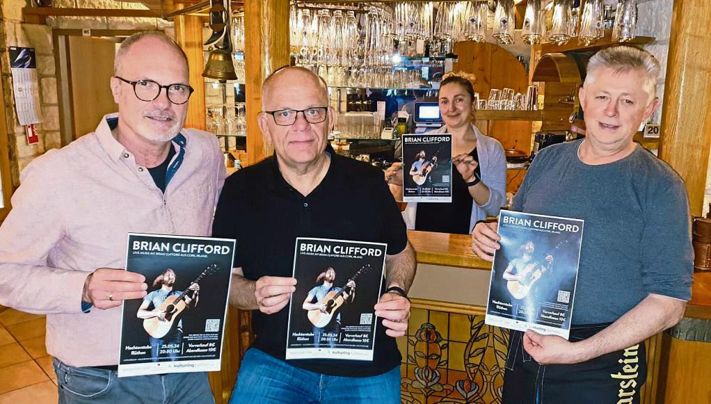 Der Kulturring Rüthen hat den Musiker Brian Clifford nach Rüthen eingeladen. Foto: Kloer