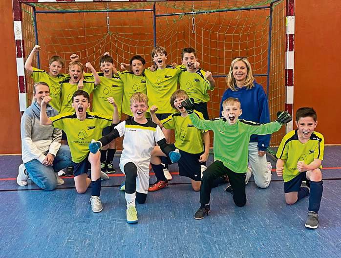 Die Fußball-Auswahl der Grundschule im Kleefeld gehört zu den sechs besten Schulmannschaften des Kreises Soest.