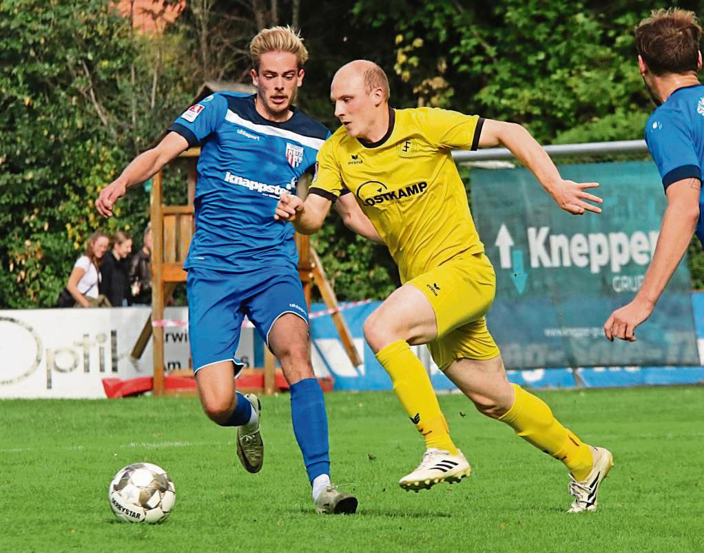 Eine turbulente Woche liegt hinter Merlin Sonntag (in Gelb) und dem SuS Bad Westernkotten. Nun soll der Fokus wieder auf das Sportliche gelenkt werden. Foto: Thomas Wiegand