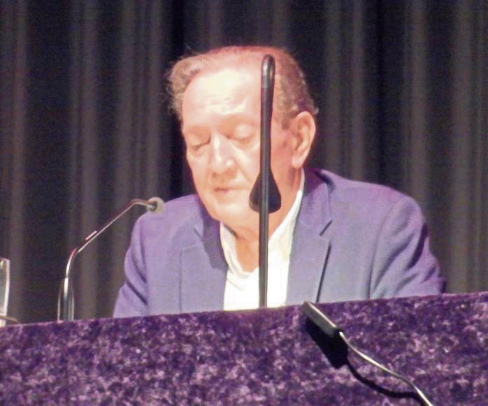 Martin Walker las in Erwitte. Foto: Furchert