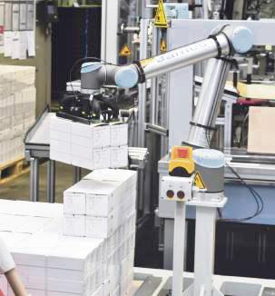 Die Hilfe beim Beladen von Paletten ist eine denkbare Aufgabe für Cobots.
