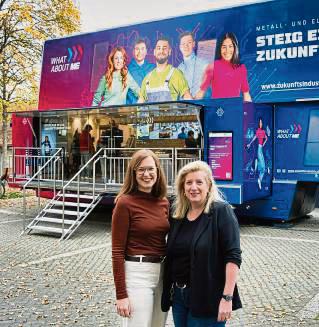 Der Infotruck sollte Schülern Einblicke in MINT-Berufe geben.