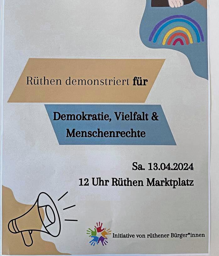 Die „Initiative Rüthener Bürger“ ruft zu einer Demonstration in der Rüthener Innenstadt auf. Foto: Bsdurek