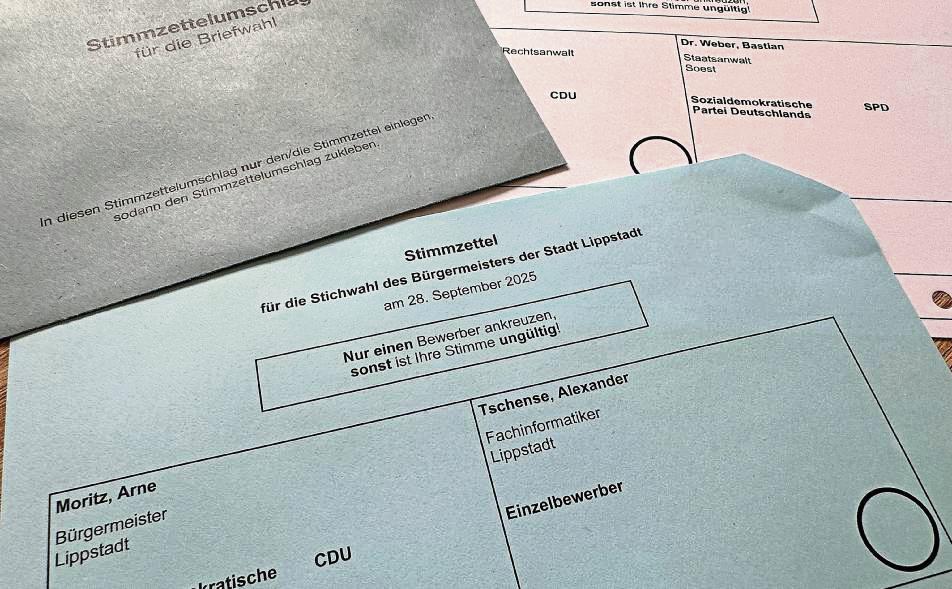 Stichwahl bei der Wahl zum Bürgermeister und zum Landrat: In Bökenförde fehlten in 80 Briefwahlunterlagen die Stimmzettel. Die Verwaltung lieferte nach. Foto: Carolin Cegelski