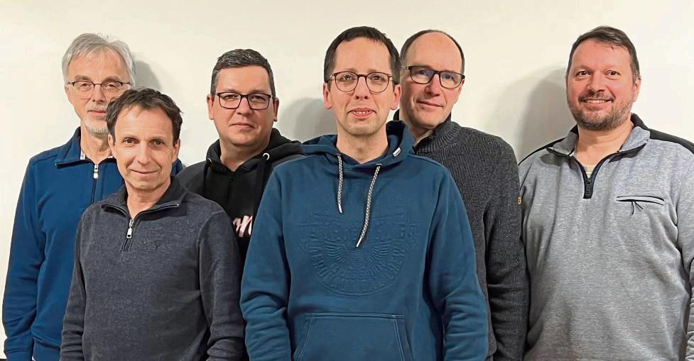 Die Vorstandsmannschaft der SCL-Radsportabteilung (v.l.): Hans Werner Schäfers, Martin Begger, Mirko Blume, Rainer Niemeyer, Andreas Schmäing und Holger Walprecht.