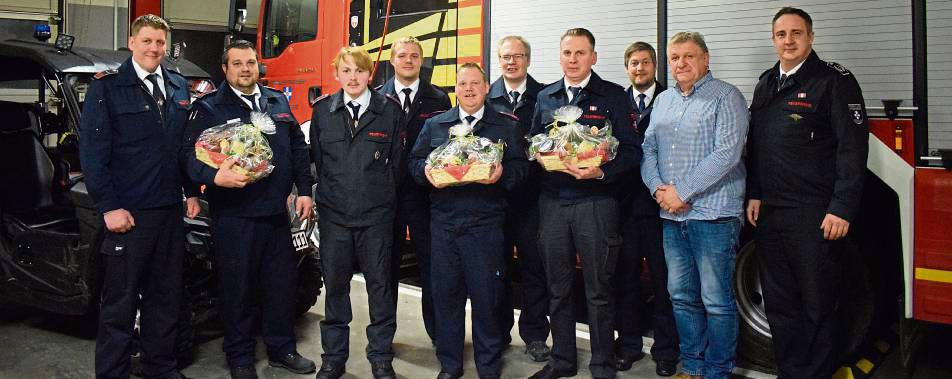 Zur Jahresdienstbesprechung kam jetzt die Feuerwehreinheit Mönninghausen zusammen.