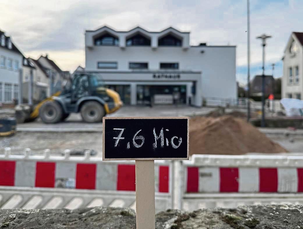 7,6 Millionen Euro Pauschalzuweisungen fließen in den nächsten zwölf Jahren nach Rüthen. Investiert werden soll unter anderem in Bildung, Klimaschutz und Straßen. Foto: Sarah Bsdurek