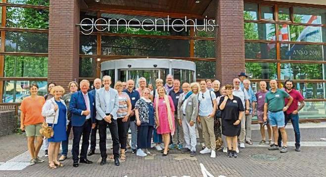 Stippvisite in Maashorst: Eine Delegation aus Rat und Verwaltung besuchte jetzt die Partnerstadt.