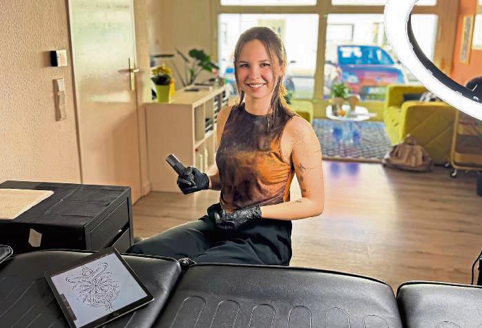 Das Studio Alinked Tattoo ist in der Cranestraße. Foto: N. Wissing