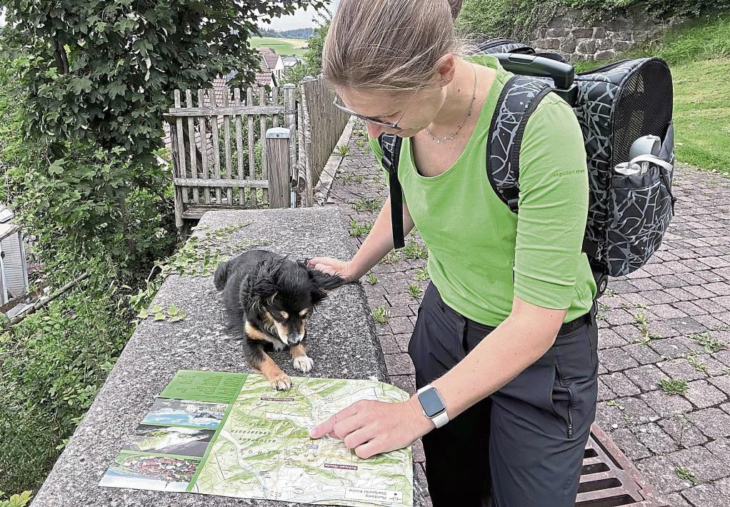 Da Sammy nie Schuhe trägt, fiel es ihm nicht leicht, in die eines Touristen zu schlüpfen und seine gewohnten Gassi-Wege zu verlassen. Ein Blick in die Karte hat geholfen. Fotos: Bsdurek