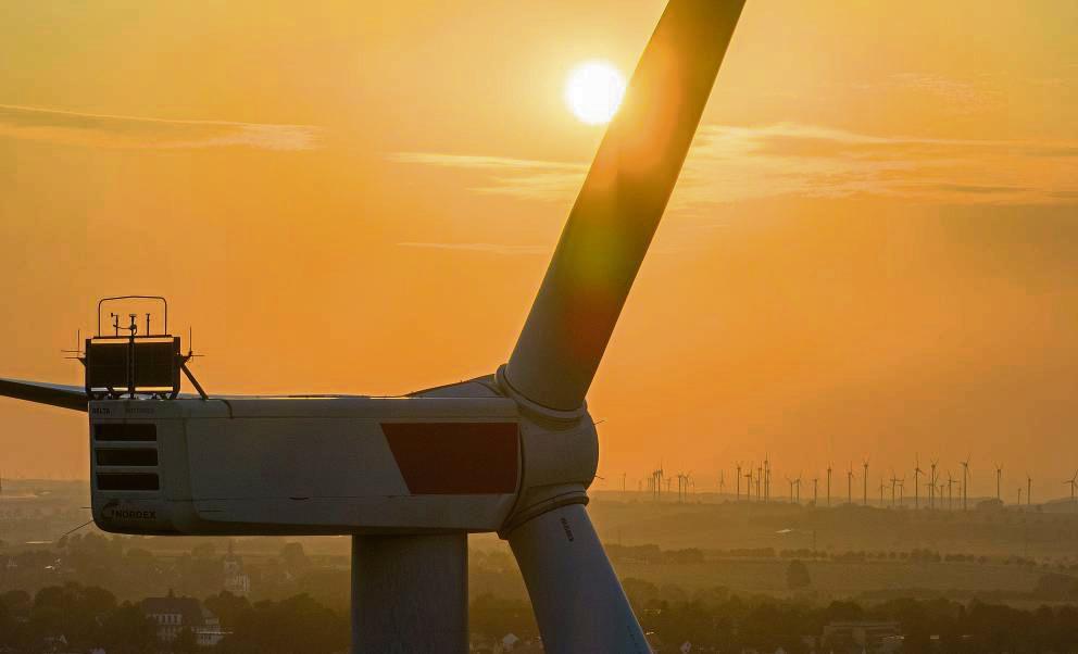 Weichenstellung im Stadtrat: Die Politiker beraten über ein neues Planverfahren, um den geplanten Windpark südlich von Kallenhardt rechtlich abzusichern und Naturschutzvorgaben anzupassen. Foto: Bernd Eickhoff