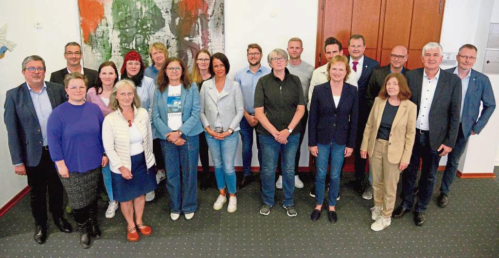 Zu seiner ersten Sitzung kam der im Rahmen des Landesprogramms Kommunales Integrationsmanagement gegründete Lenkungskreis im Kreishaus zusammen. Foto: Hönicke (Kreis Soest)