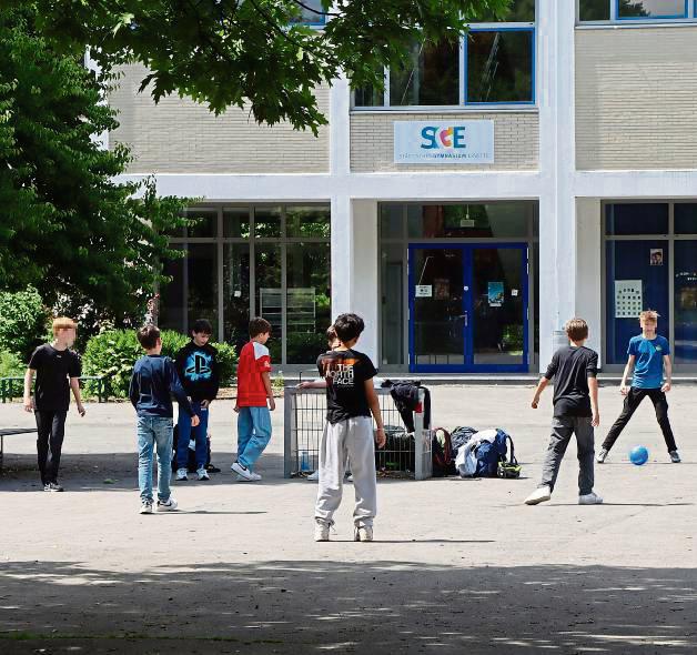 Auch am Städtischen Gymnasium Erwitte (SGE) ist der nächste fünfte Jahrgang größer als der vorherige. Er wächst von 86 auf 102 Schüler. Foto: Dietz