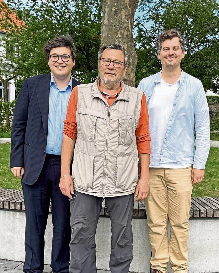 Lennart Rixen (v.l.), Franz Harrenkamp und Dennis Gehlen stellten die Top-5-Themen der SPD Geseke vor. Foto: N. Wissing