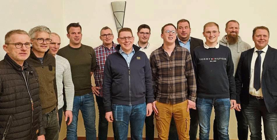 Der neue Vorstand der Antoniusschützen im Bild: Bei einigen Positionen haben sich Veränderungen ergeben. Foto: Büttner